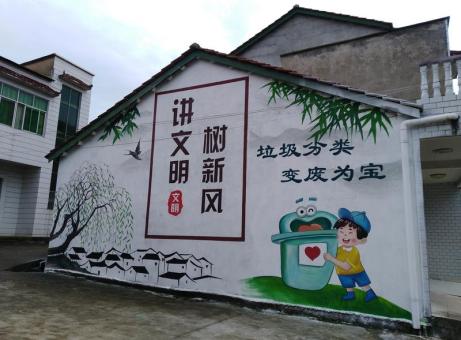 彭泽墙绘是现在流行的墙体广告